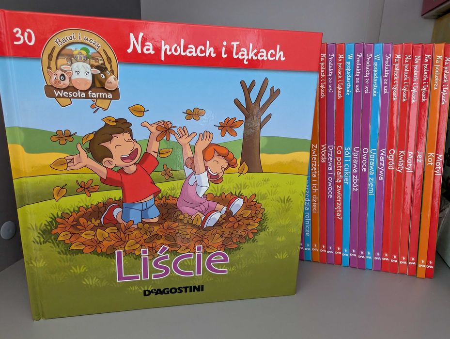 Książki z serii "wesoła farma" deagostini