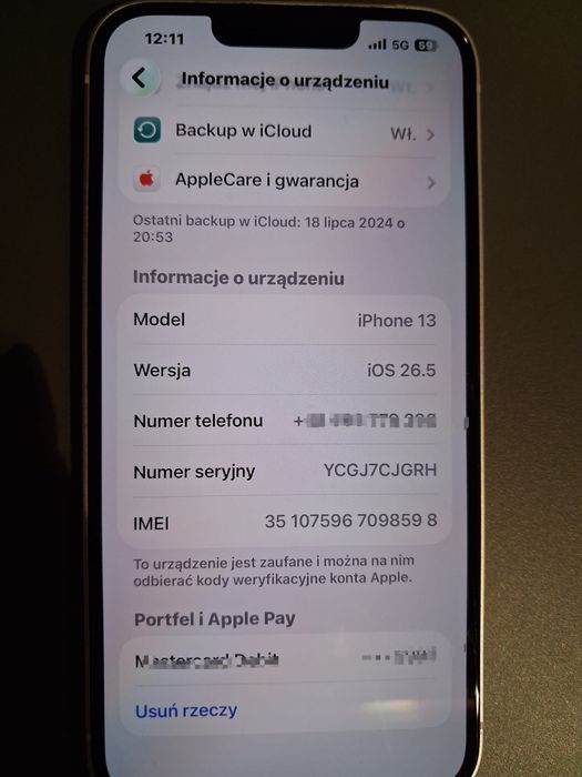Iphone 13 w stanie idealnym