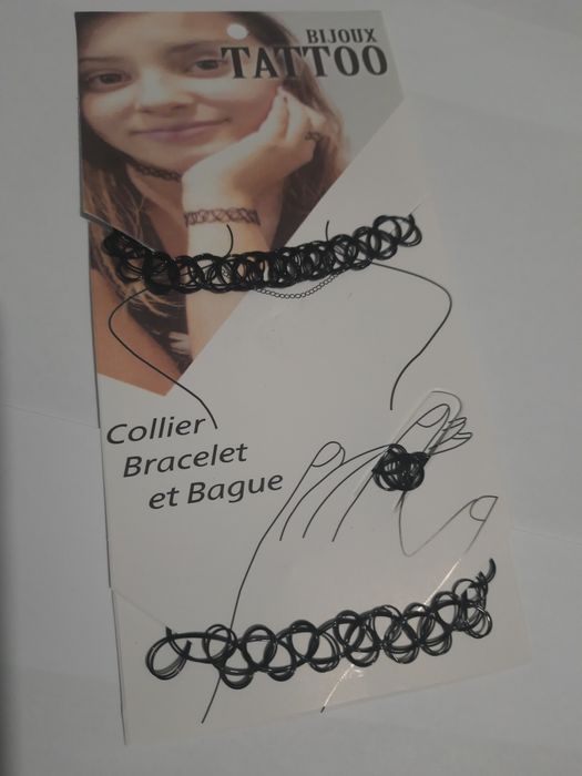 Набор украшений. Чокер, набор(шея, запястье, палец)