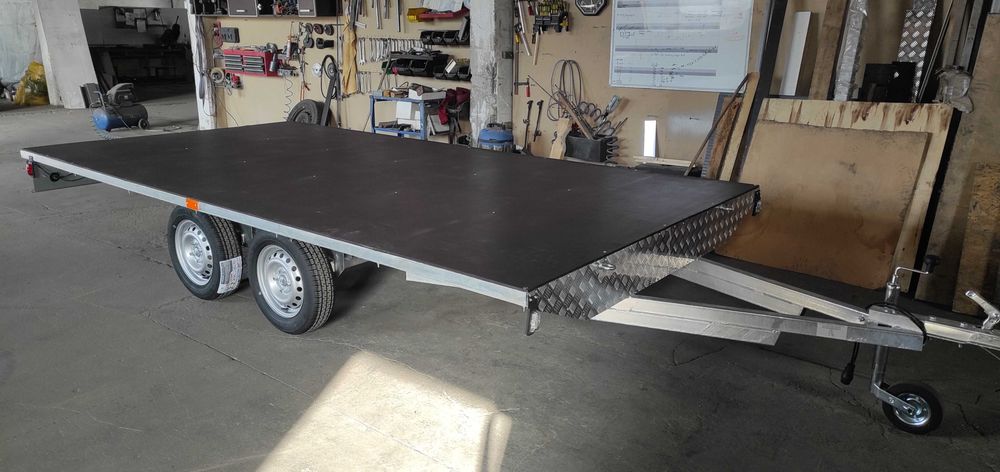 Przyczepa Platforma 3,5x2m, DMC 750kg, dwuosiowa, Producent
