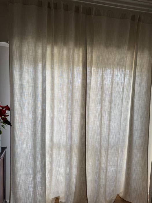 6 cortinados da Area