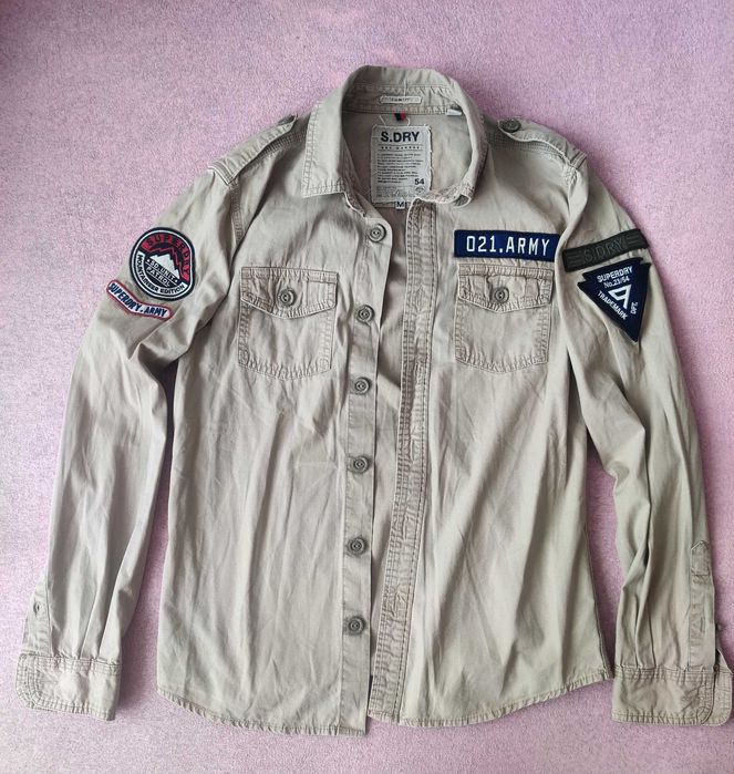 Koszula SuperDry military M oryginalna męska super dry us army pustynna
