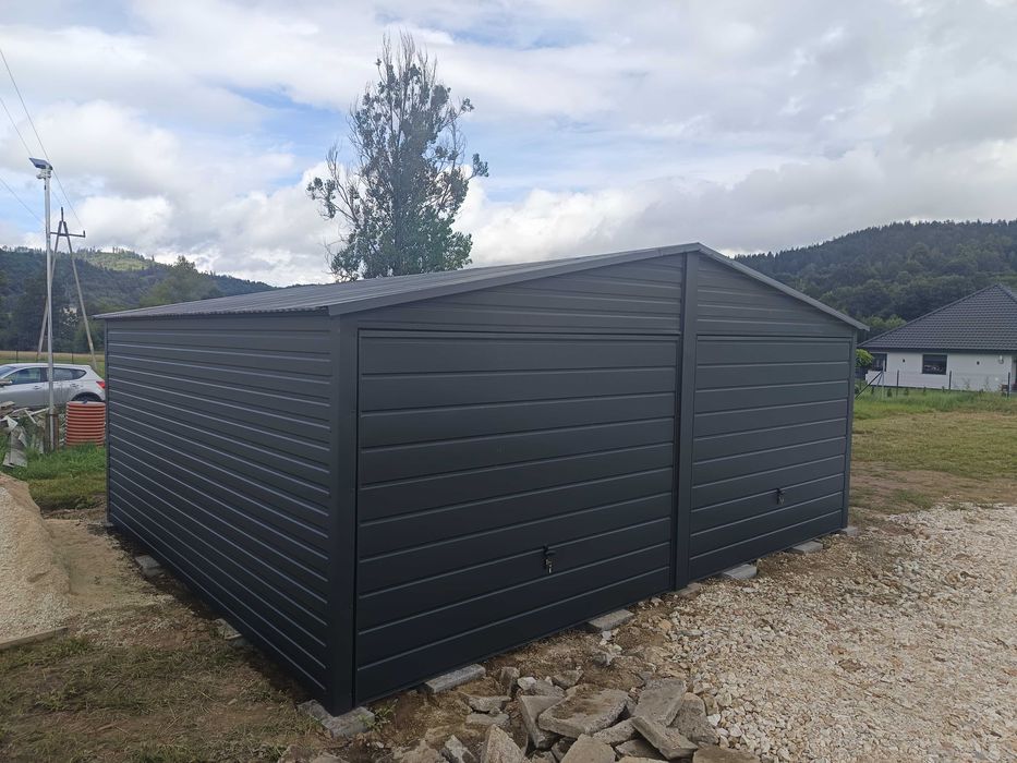 Garaż blaszany 6*5 garaż blaszak 7*5 6*6 garaże profil 5*7 poziom 5X6