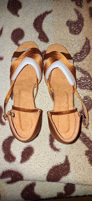 Buty do tańca latynoskiego brązowe miedziane rozmiar 43 NOWE