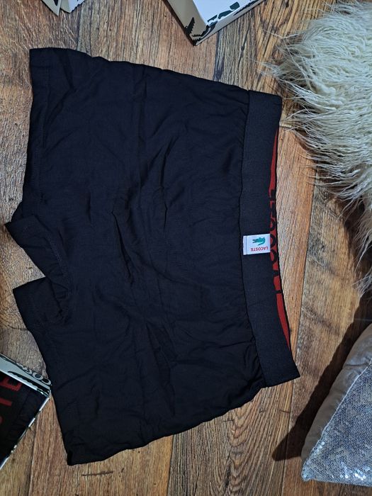 Bokserki męskie Lacoste 3szt pudełko prezent bawełna xl 2xl nowe