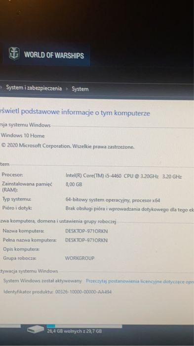 Komputer + monitor Samsung