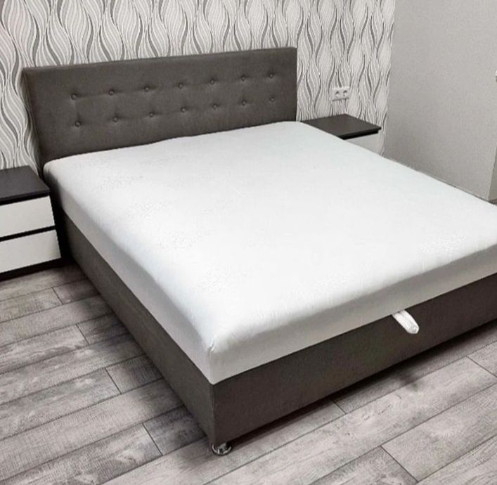 Акция!Комплект Мягкая  двуспальная  кровать с матрасом 160х200 Одесса!