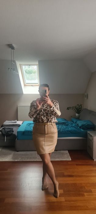 Spódnica ze skóry naturalnej