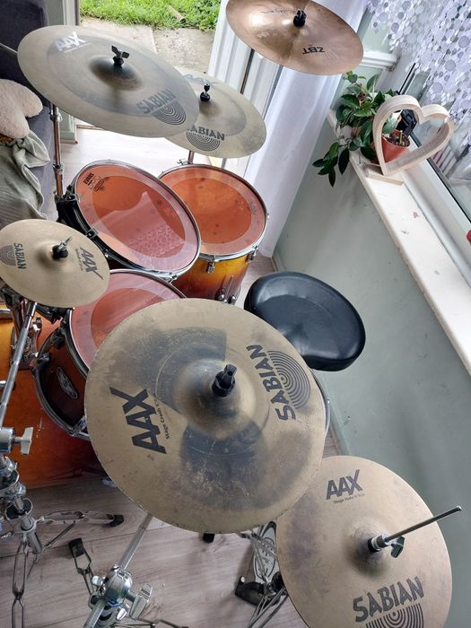 Perkusja Pearl Vision + Sabian AAX
