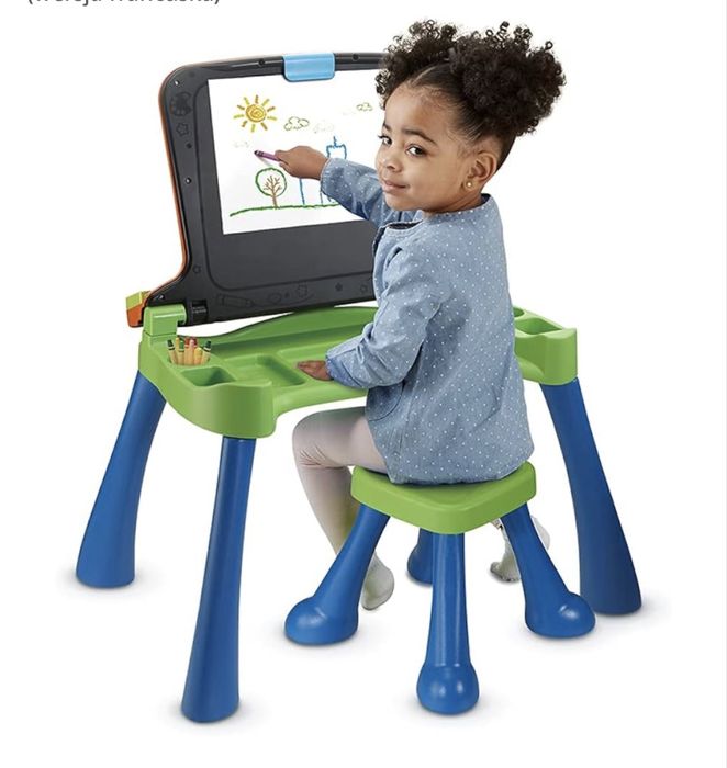 Biurko interaktywne, plastikowe, wielokolorowe, (wersja francuska)