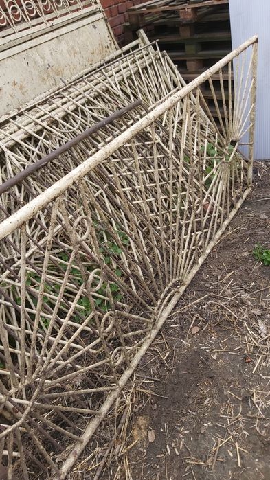 Płot metalowy 2,5mb. Ogrodzenie z demontażu okazja