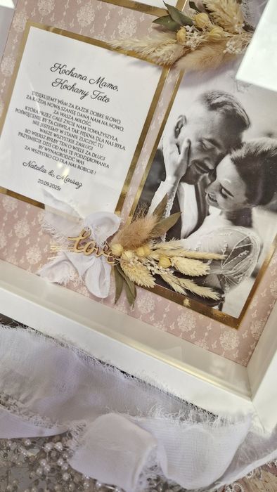 Podziękowania dla rodziców,ślub