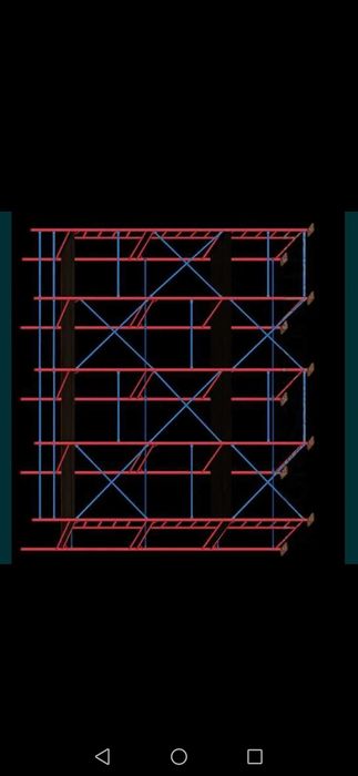 Аренда строительных лесов, вышки-туры.3-секционной лестницы-стремянки