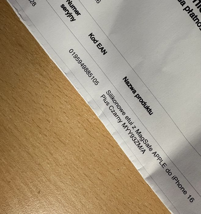 Iphone 16 Plus etui MagSafe czarne orginalne Nowe