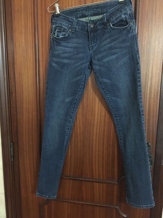 Calça de ganga tam 34