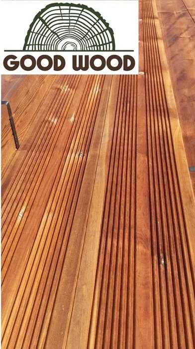 Deski tarasowe 27x144 mm IMPREGNOWANE deska na taras DREWNO Z PÓŁNOCY