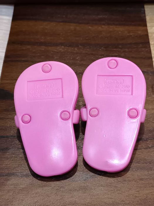 Шлёпки   для кукол розовые
