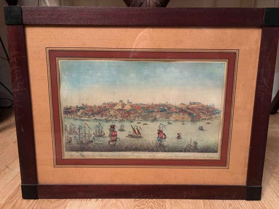 2 quadros decorativos dos anos 1980's, com estampas interessantes.