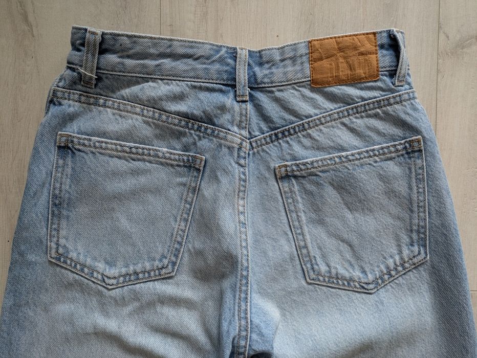 Jeansy wide leg Bershka Denim * niebieskie * 34