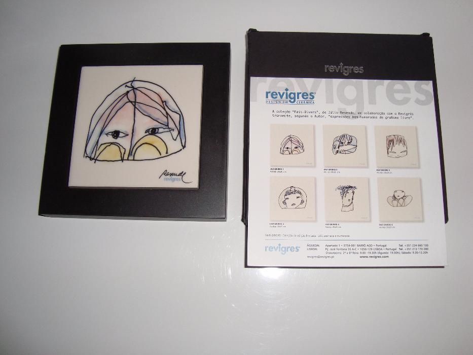 Azulejo da última obra do Mestre Júlio de Resende