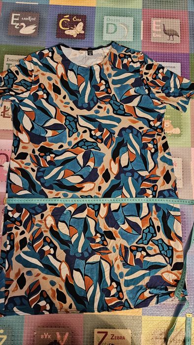 Sukienka krótki rękaw lekka 48-4XL Mabaj