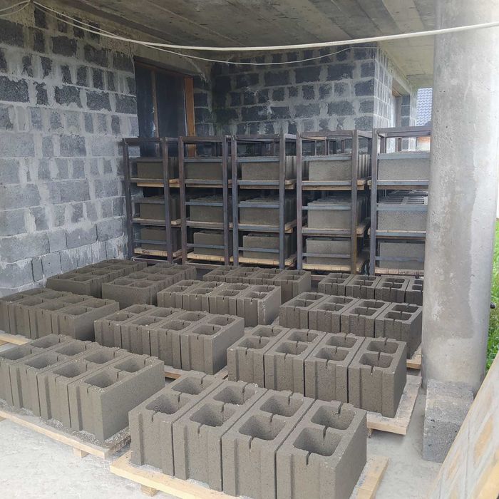 Блоки бетонні, блок 20х20х40см