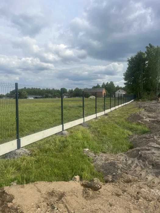 Ogrodzenia panelowe, palisadowe i inne