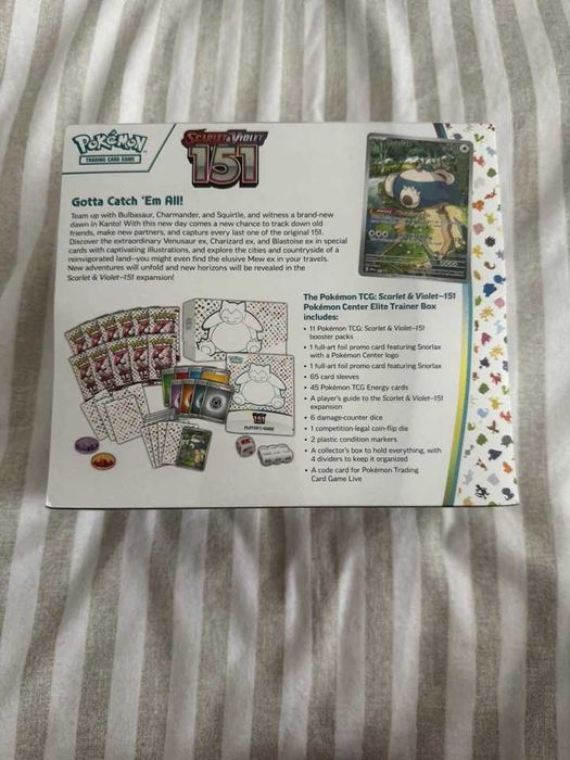 Pokemon tcg 151 elite trainer box  do pokemoncenter nova/selada