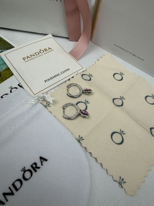 Сережки Pandora / Серьги Пандора / Сережки 925 / Нові