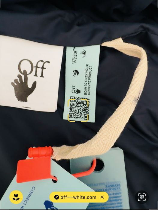 Off White męska kurtka jesienna