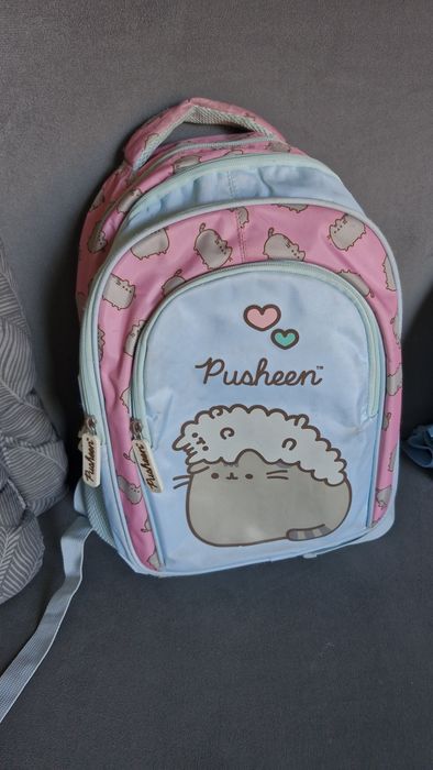 Plecak szkolny, zestaw, plecak mały pusheen