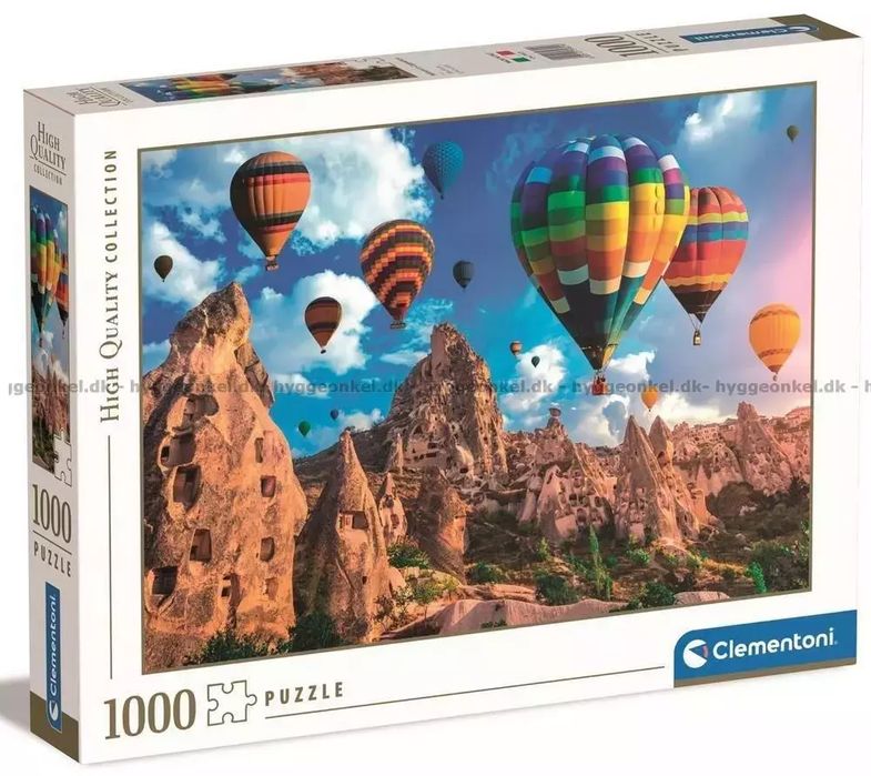Puzzle 1000 HQ Balloons in Cappadocia. Clementoni. Nowy Produkt
