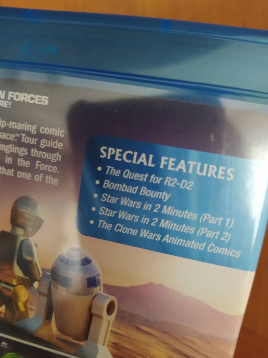 Bajka Blu-ray Disc DVD Star Wars po angielsku hiszpańsku