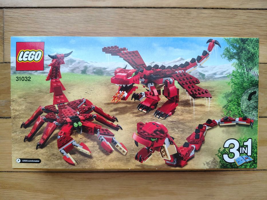 LEGO Criaturas Vermelhas 31032 – Novo, Raro e Selado!