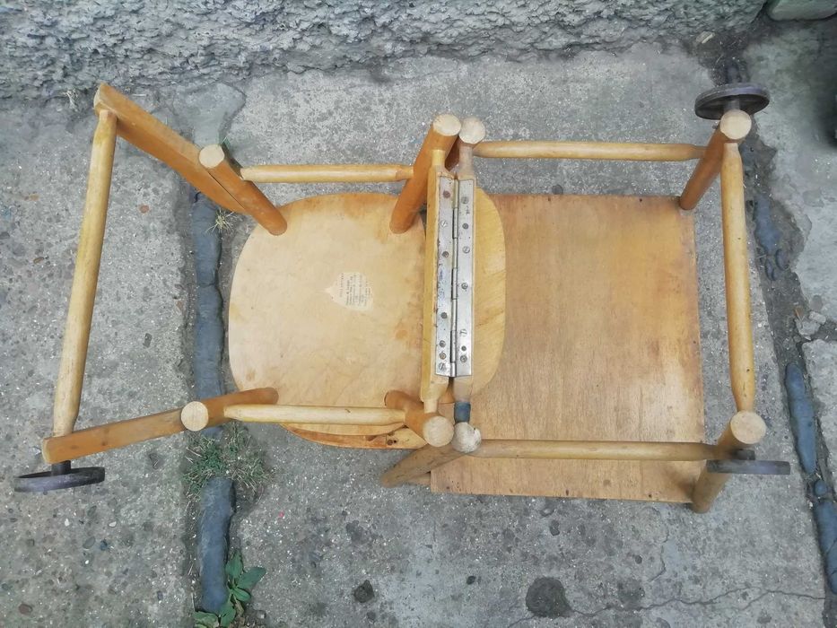 Стульчик для кромления стол трансформер деревянный