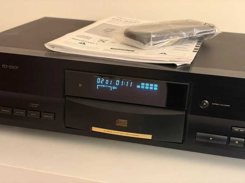 Pioneer PD-S507 Stable Platter – CD Player Hi-Fi + comando e manual