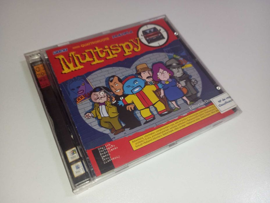Fiat Multispy PC CD ROM jogo de ação de aventura novo e fechado
