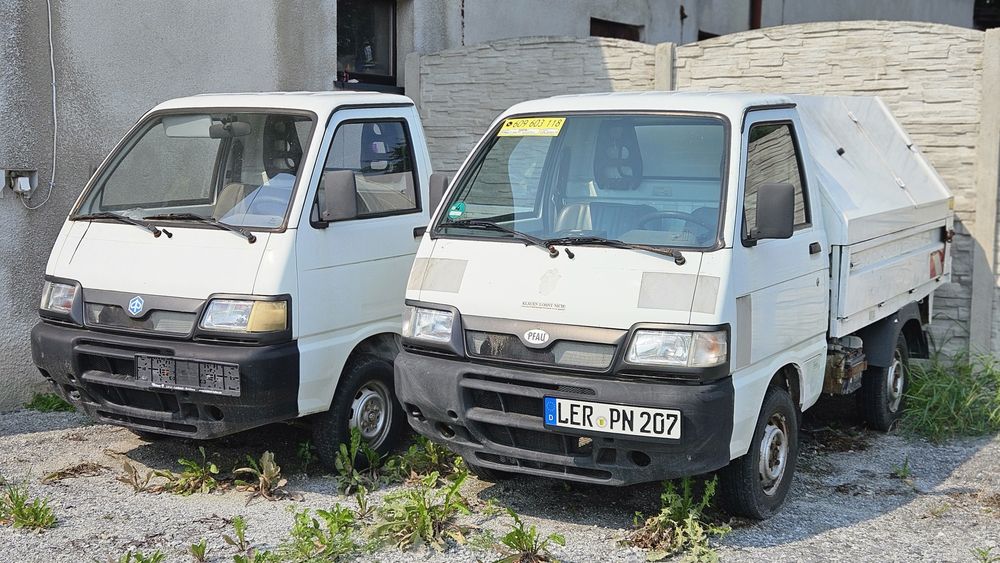 Piaggio Perter 2009 PFAU S85 wywrotka kipper 2sztuki