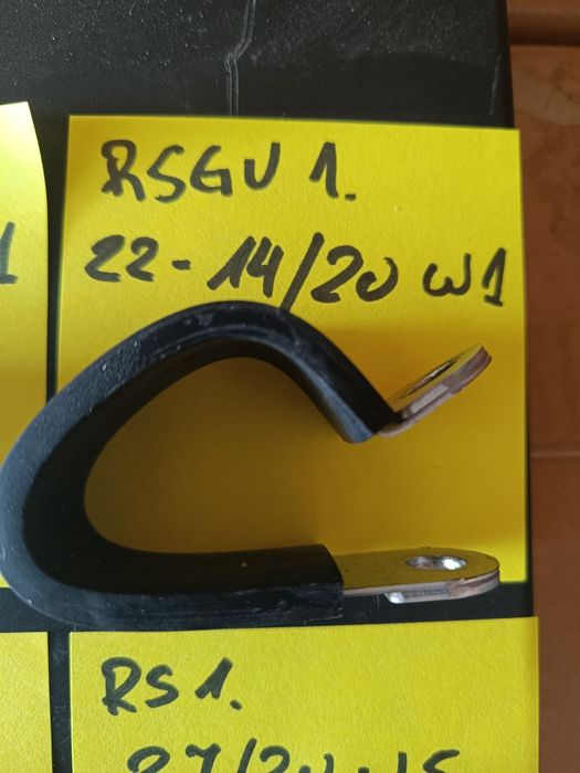Opaski montażowe (RSGU gumowane, bez gumy, kwasoodporne) NORMA - OKAZJA!