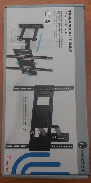 Rewelacyjny uchwyt do telewizora od 32-65 cali (82-165 cm) max. 35 kg