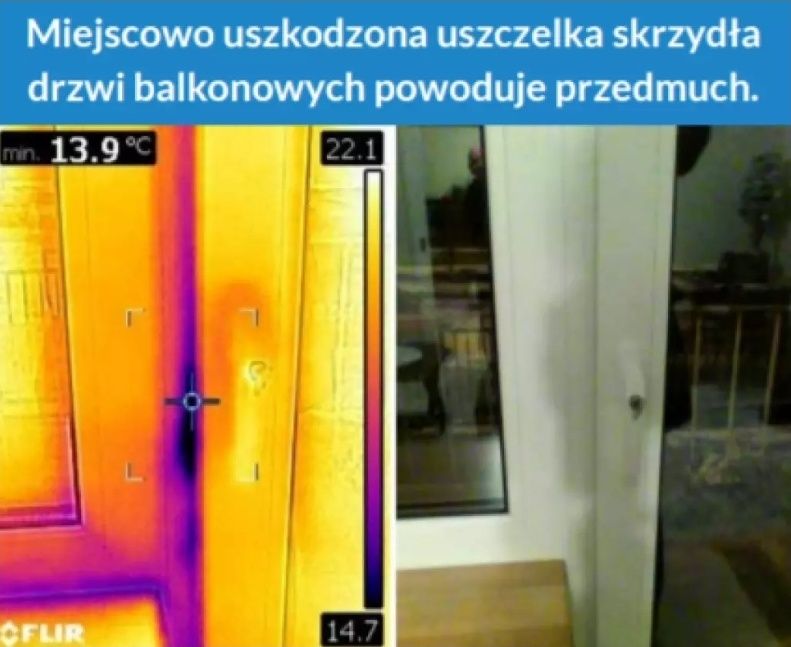 Regulacja Naprawa Okien PCV I Drzwi Kamera Termowizyjna Mazowieckie