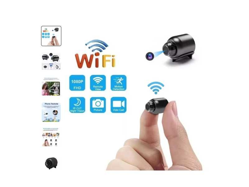 Мини-камера наблюдения HD 1080P,  Wi-Fi камера с функцией записи