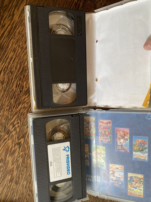 Cassetes VHS o principe pobre e contos encantados