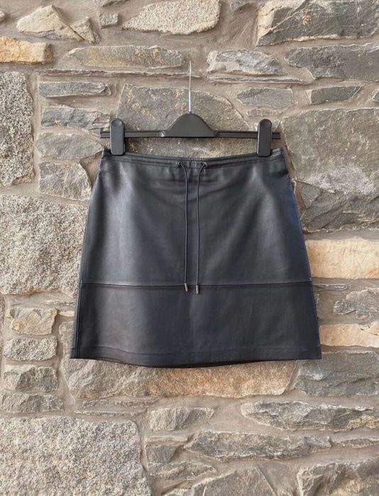 Шкіряна спідниця