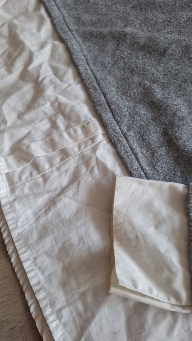 Szary pół golf ala swetwer