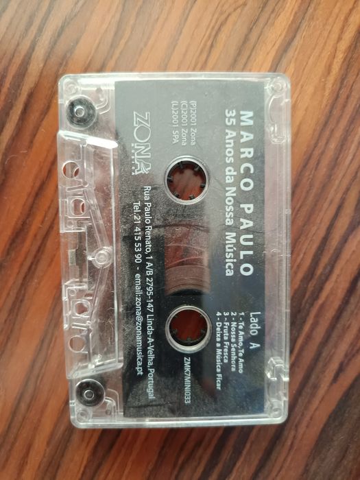 Cassete Marco Paulo 35 anos de música