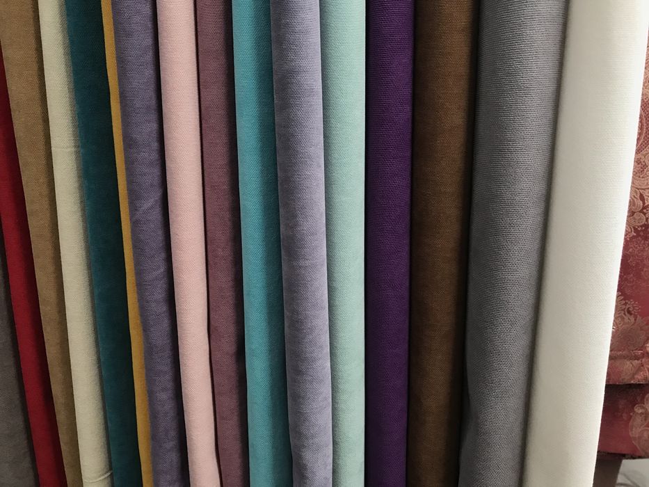 Штори. Продаж та пошив. Мікровелюр, бархат, атласний сатин, оксамит