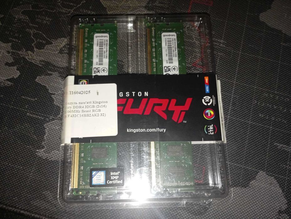 ТОРГ!!! ddr3 16gb 1600mhz goodram