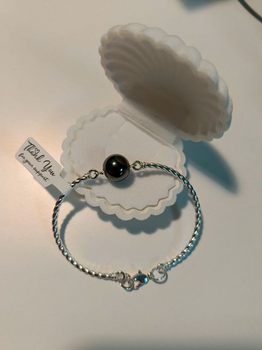 Kolczyki bransoletki koral hematyt