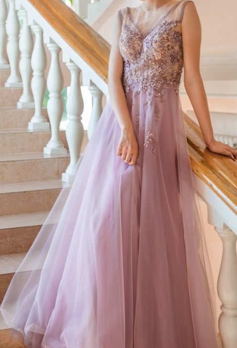 Випускне плаття, фіолетове
